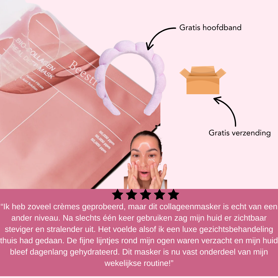 Een Stralend Gezicht in Een Nacht (4 CollageenMaskers)