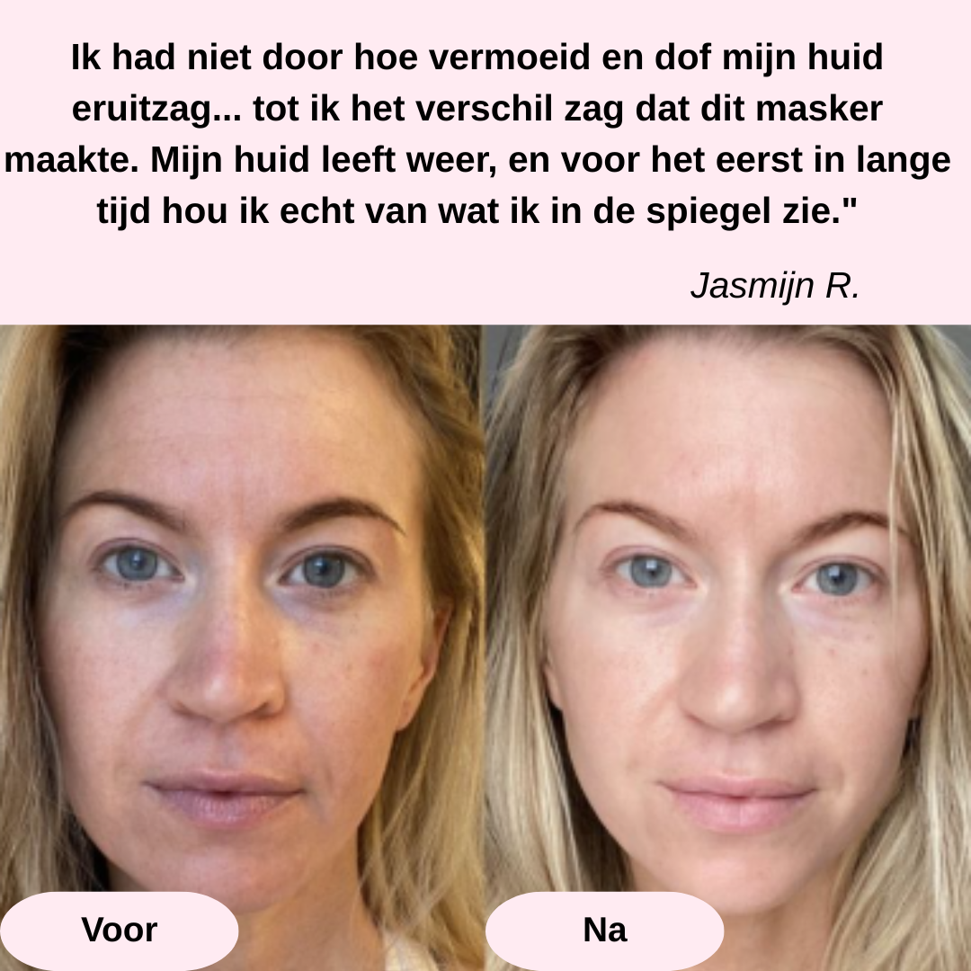 Een Stralend Gezicht in Een Nacht (4 CollageenMaskers)