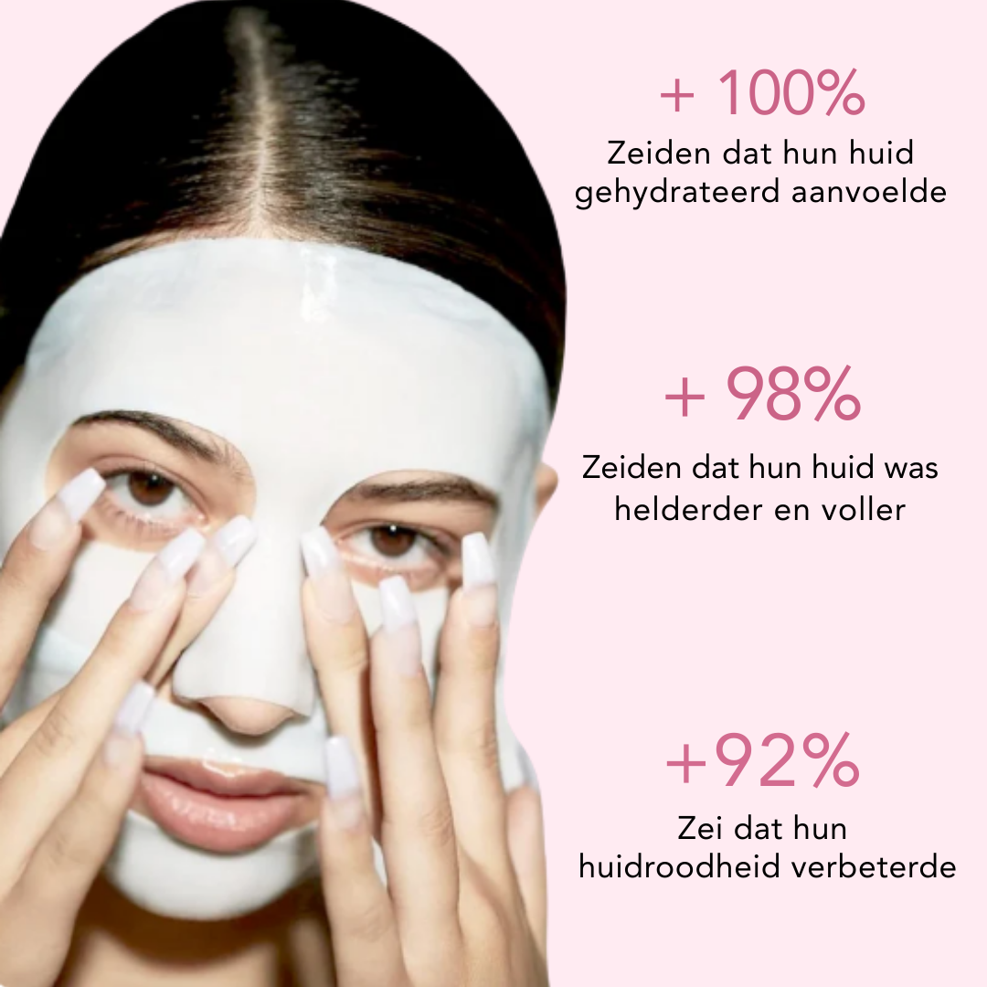 Een Stralend Gezicht in Een Nacht (4 CollageenMaskers)
